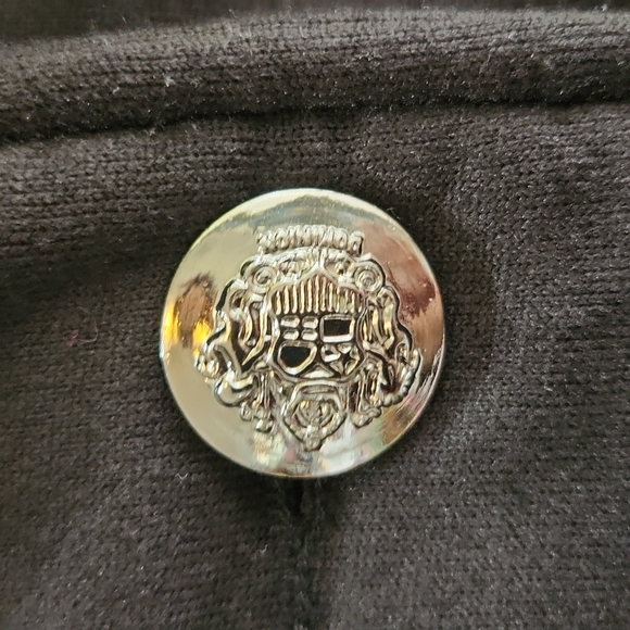 Poetry Clothing Black Double Breasted Medium EUC Jacket - Picture 4 of 14